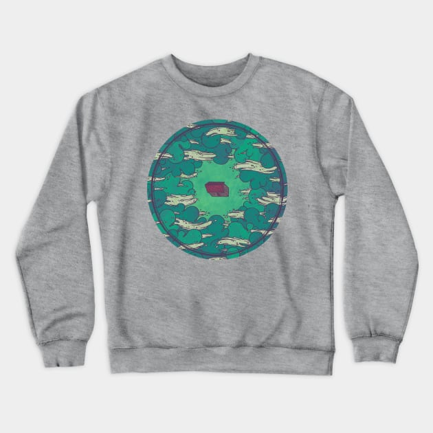 Away From Everyone Crewneck Sweatshirt by againstbound